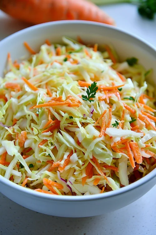 elaboración Ensalada de col y zanahoria